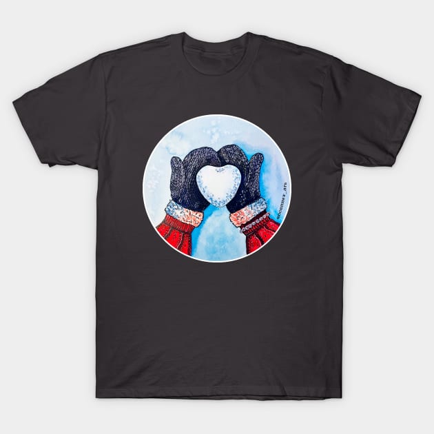 Heart T-Shirt by Ocennyy